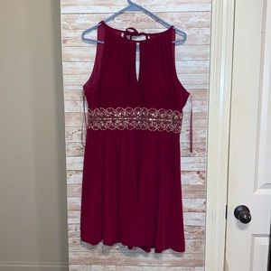 Size 16 maroon dress